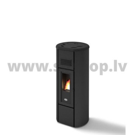 Granulu kamīns Eva Calor HEIDI 6 kW pelēka