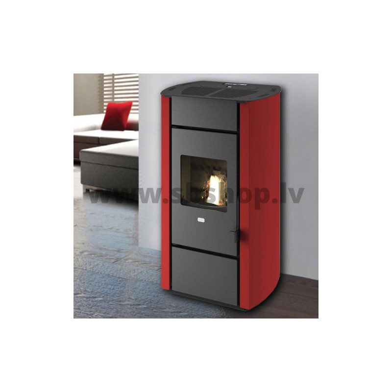Granulu kamīns Eva Calor STELLA 11.5 kW melns