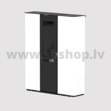 Granulu kamīns Eva Calor MANUELA 9,4kW balts