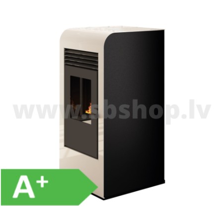 Granulu kamīns Eva Calor GIADA 9,5kW balts