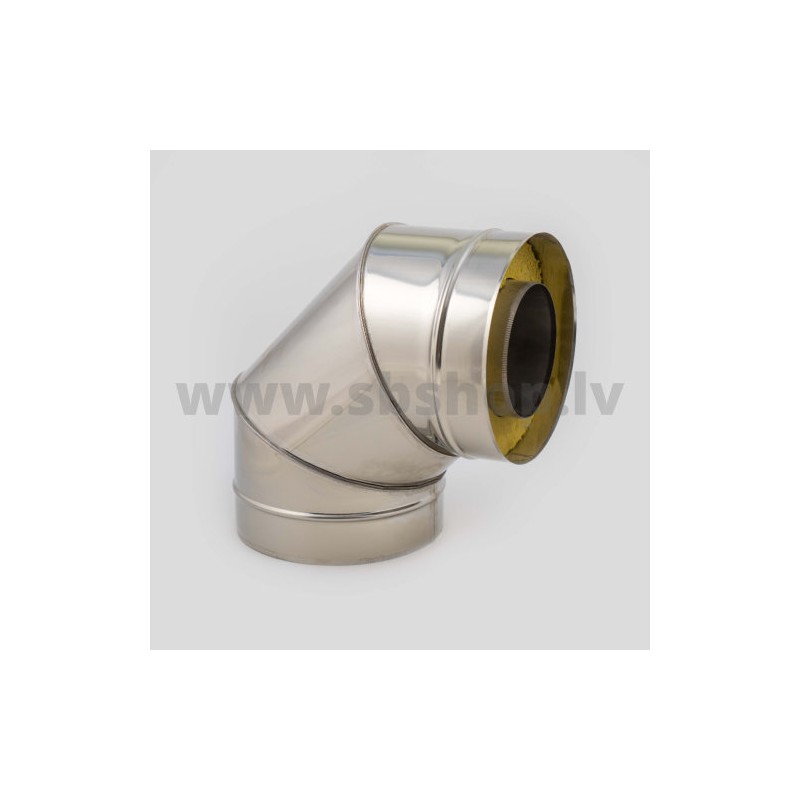 PRO Skursteņa Izolēts līkums D115/220 90gr.
