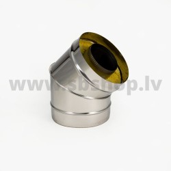 PRO Skursteņa Izolēts līkums D150/250 45°