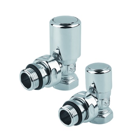 Ventīļu komplekts FIRST 90 grādos 1/2``x1/2`` hromēts