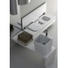 HATRIA G-FULL Pods labās puses WC+bidē komplekts ar baltu SC vāku 120x50cm, piekarināms pie sienas, balts