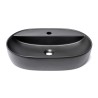 Izlietne HAPPY HOUR 12:00MF 57x38x15cm ar vietu maisītājam, black matt
