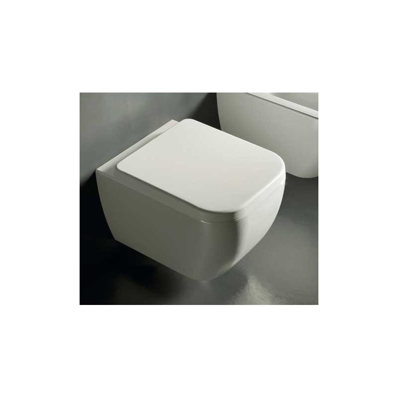 HATRIA BIANCA Rimless pods piekakarināms ar Soft Close vāku