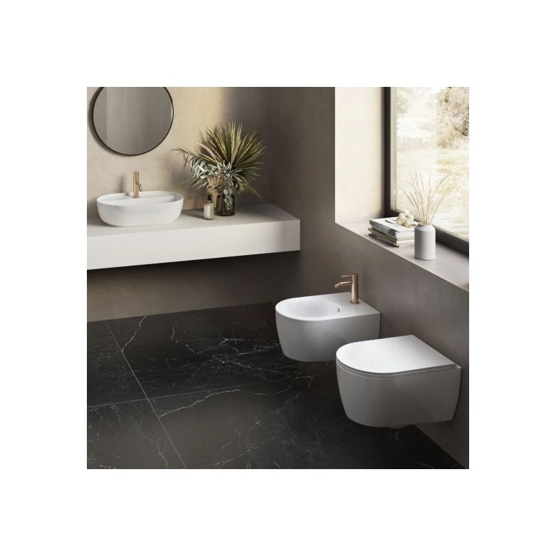 HATRIA FUSION COMPACT WC 48cm pods piekarināms ar Soft Close SLIM vāku AKCIJA