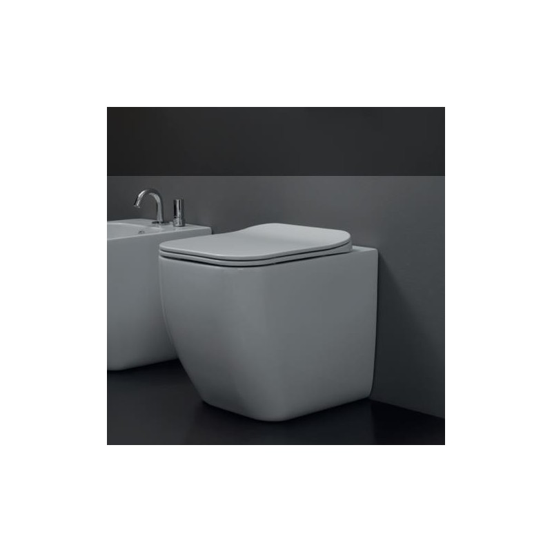 WC pods BRIO grīdas ar SC vāku, balts GSG ceramica