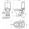 WC Pods IFO Spira Rimfree, universāls BEZ vāka