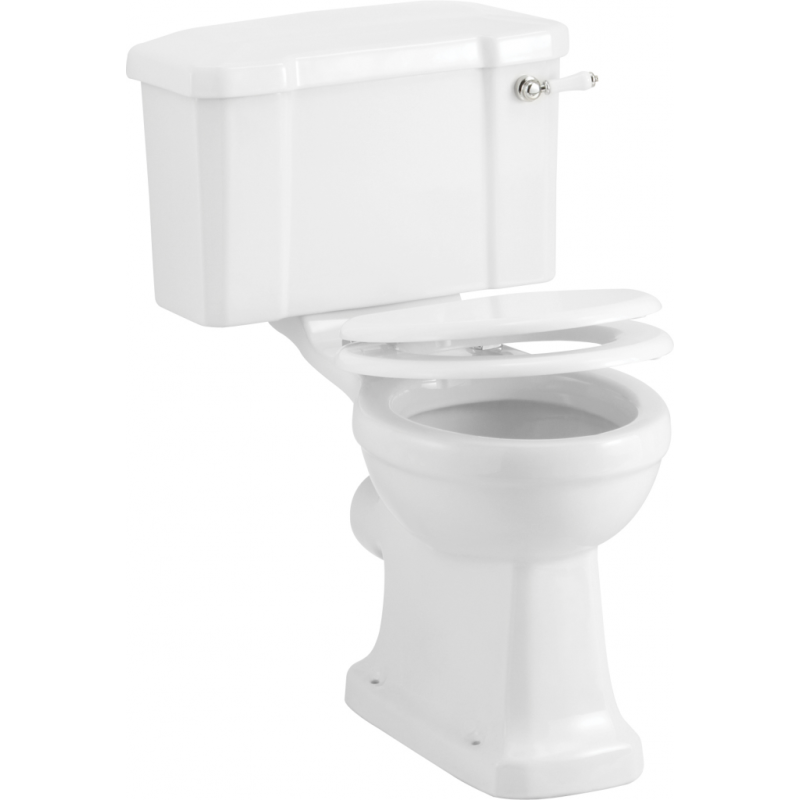 WC Burlington Rimless ar skalojamo kasti, bez vāka