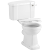 WC Burlington Rimless ar skalojamo kasti, bez vāka