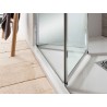 Dušas durvis Burlington BIFOLD 1000mm, divkāršās