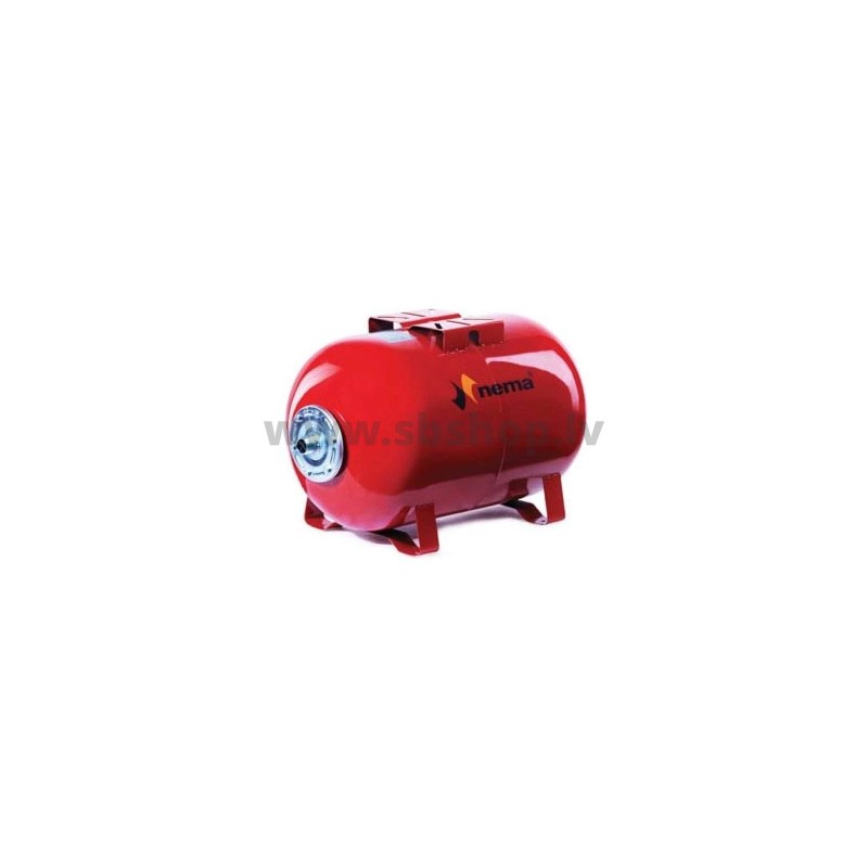 Hidrofors NEMA NEQ 24L, 10bar, 1 horizontāls, BUTYL