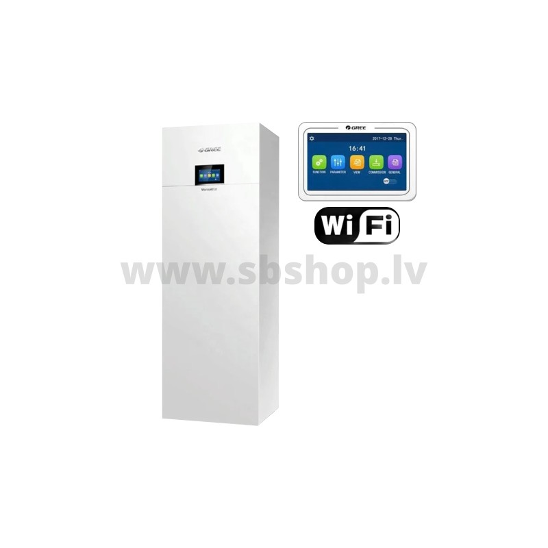 Siltumsūkņa GREE Iekšējais bloks VERSATI IV DUAL ar 185L tvertni 10,2kW