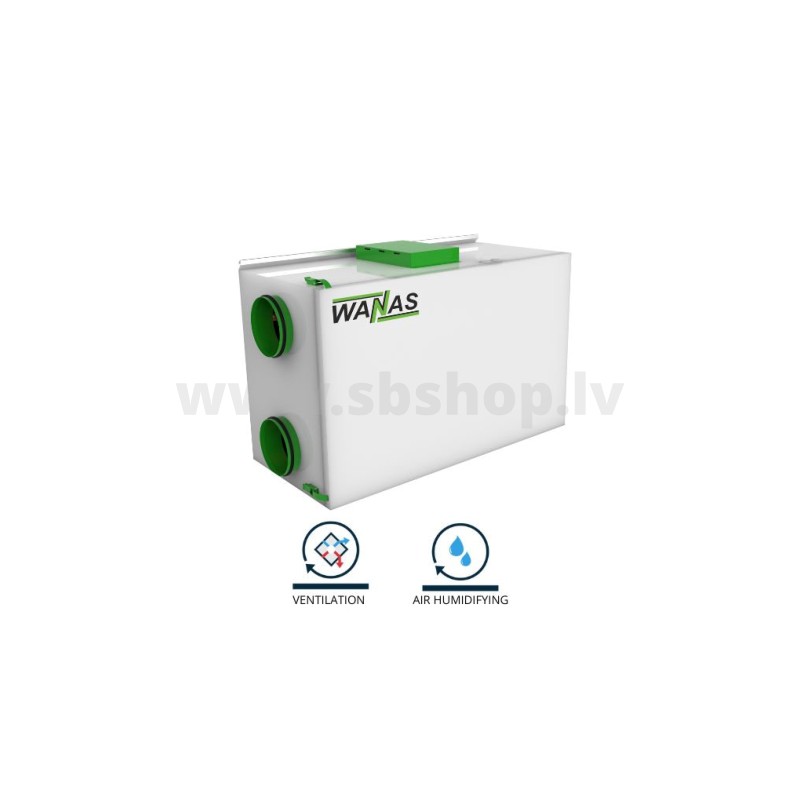Rekuperators Wanas 430 light